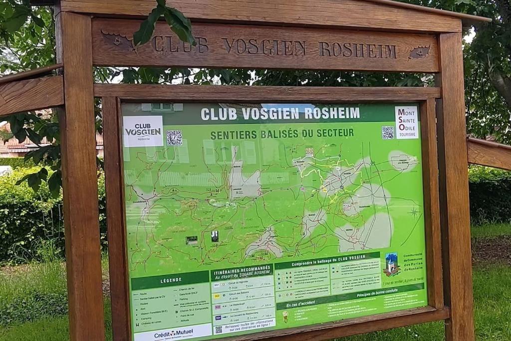 La Maisonnette Bleue, Eco-Logis Equipe De Toilettes Seches Rosheim Eksteriør bilde